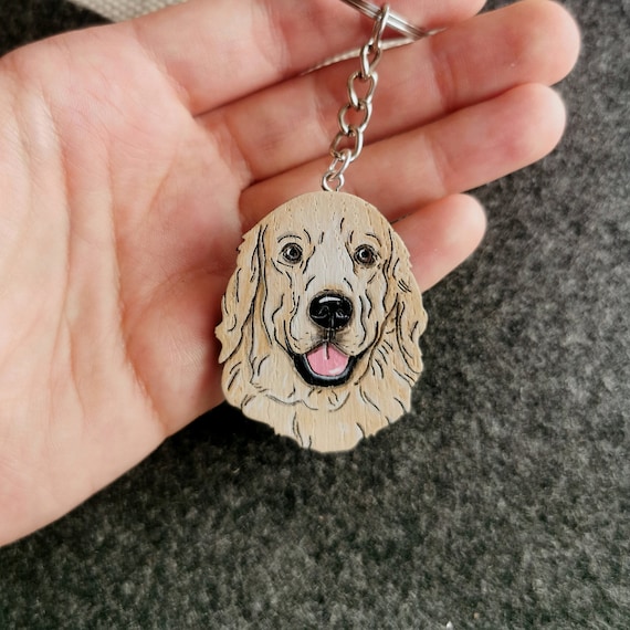 Golden retriever keyring online