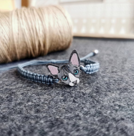 Etsy cat bracelet sale
