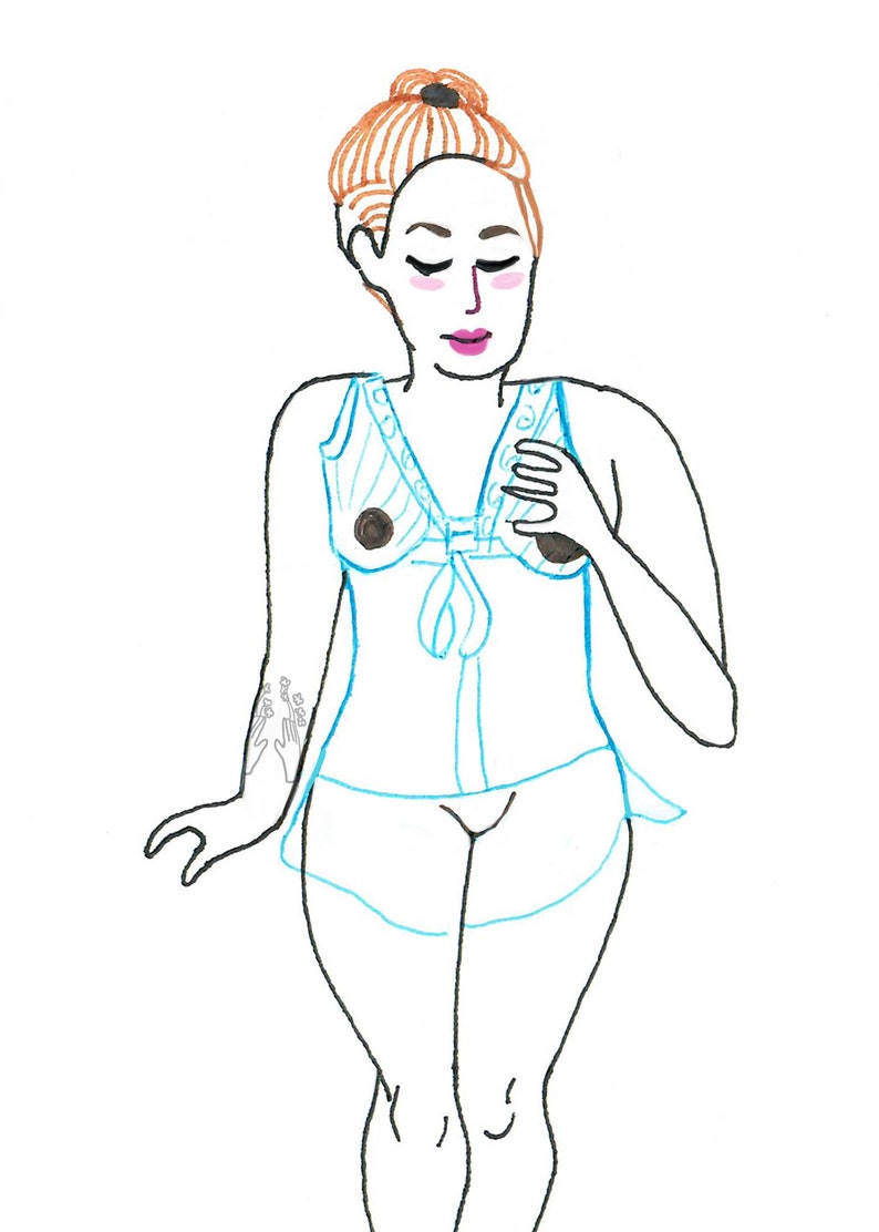 Custom Lingerie Portrait