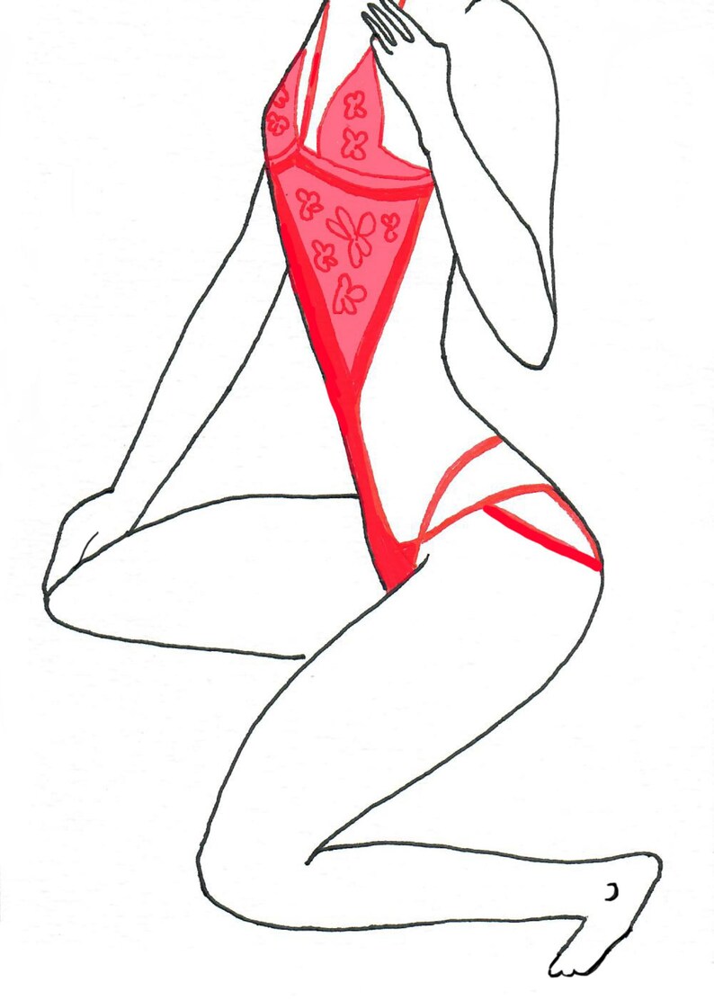 Custom Lingerie Portrait