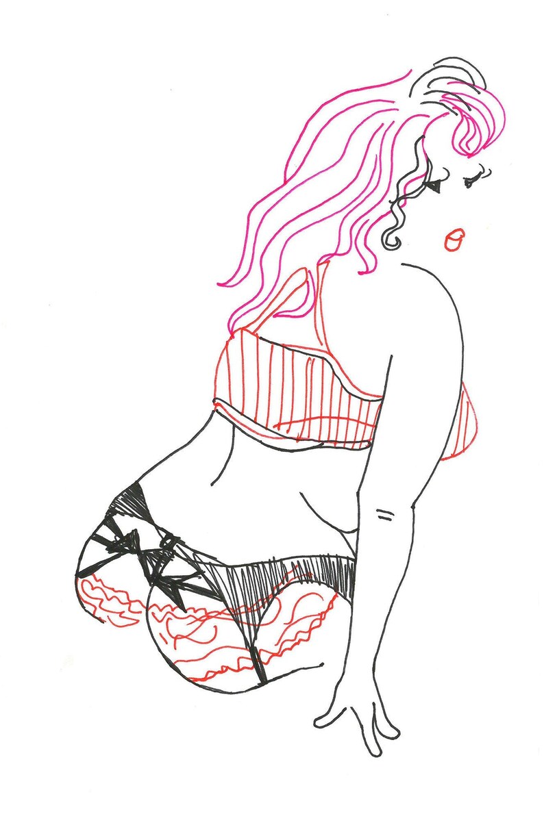 Custom Lingerie Portrait