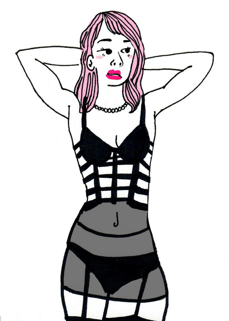 Custom Lingerie Portrait