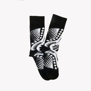 Dashiki Socks Black  | funky Socks fun socks cool socks