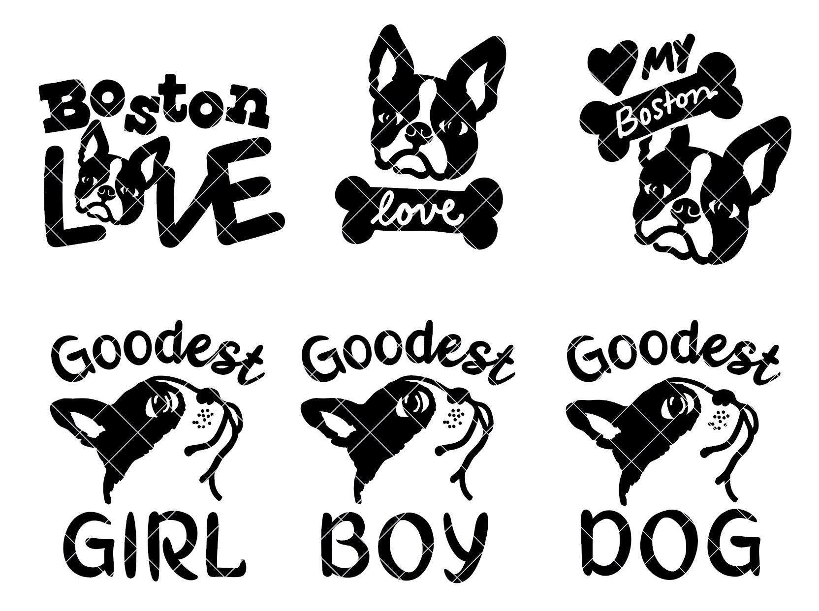 Boston Terrier SVG Instant Download Dog Mama Mom Dad Cute JPG Etsy UK