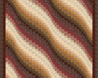 Coffee and Cream Bargello - Queen Sized