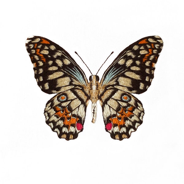 Borduurpakket limoenvlinder: doe-het-zelf borduurringkunst