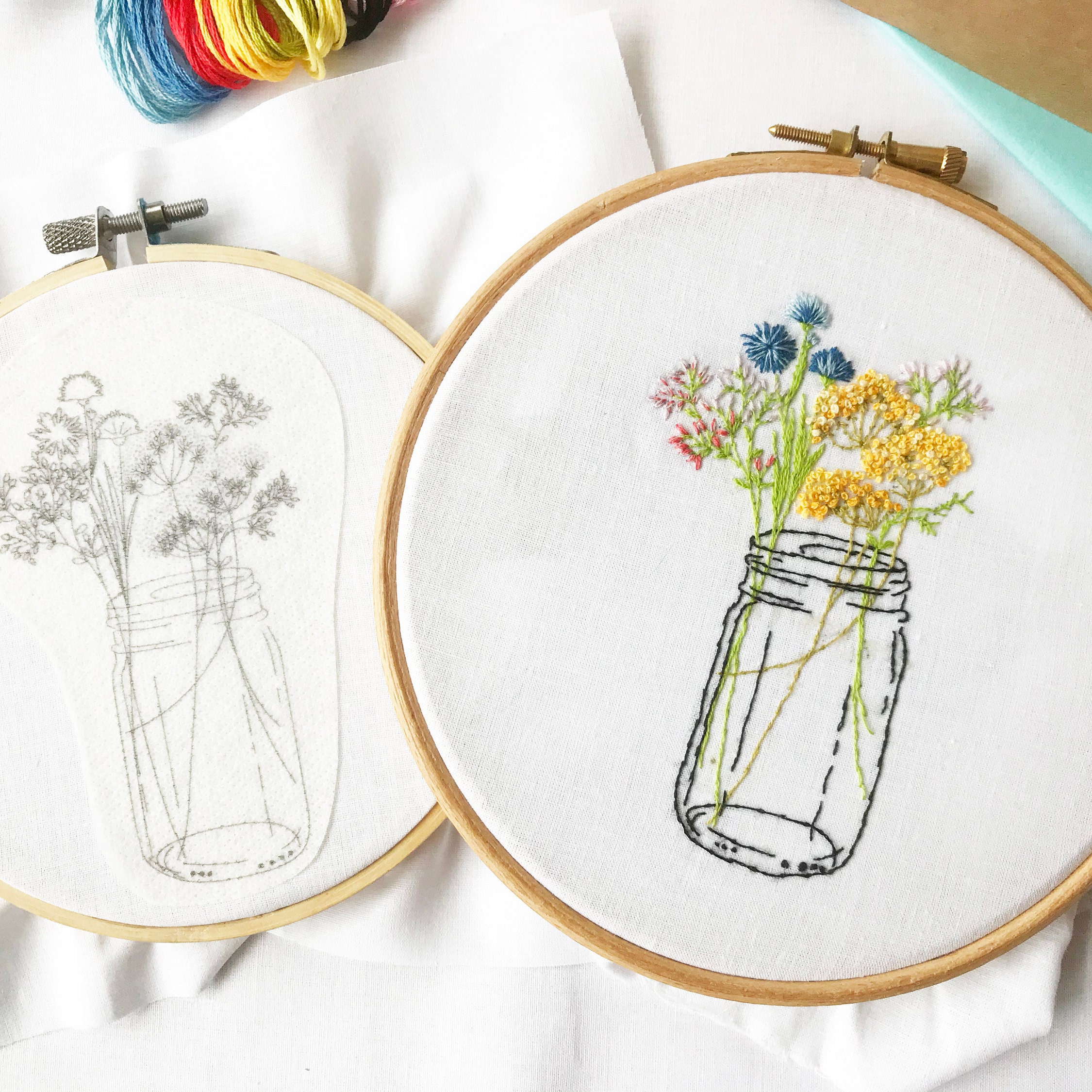 Floral Profusion Embroidery Kit – Crafty Wonderland
