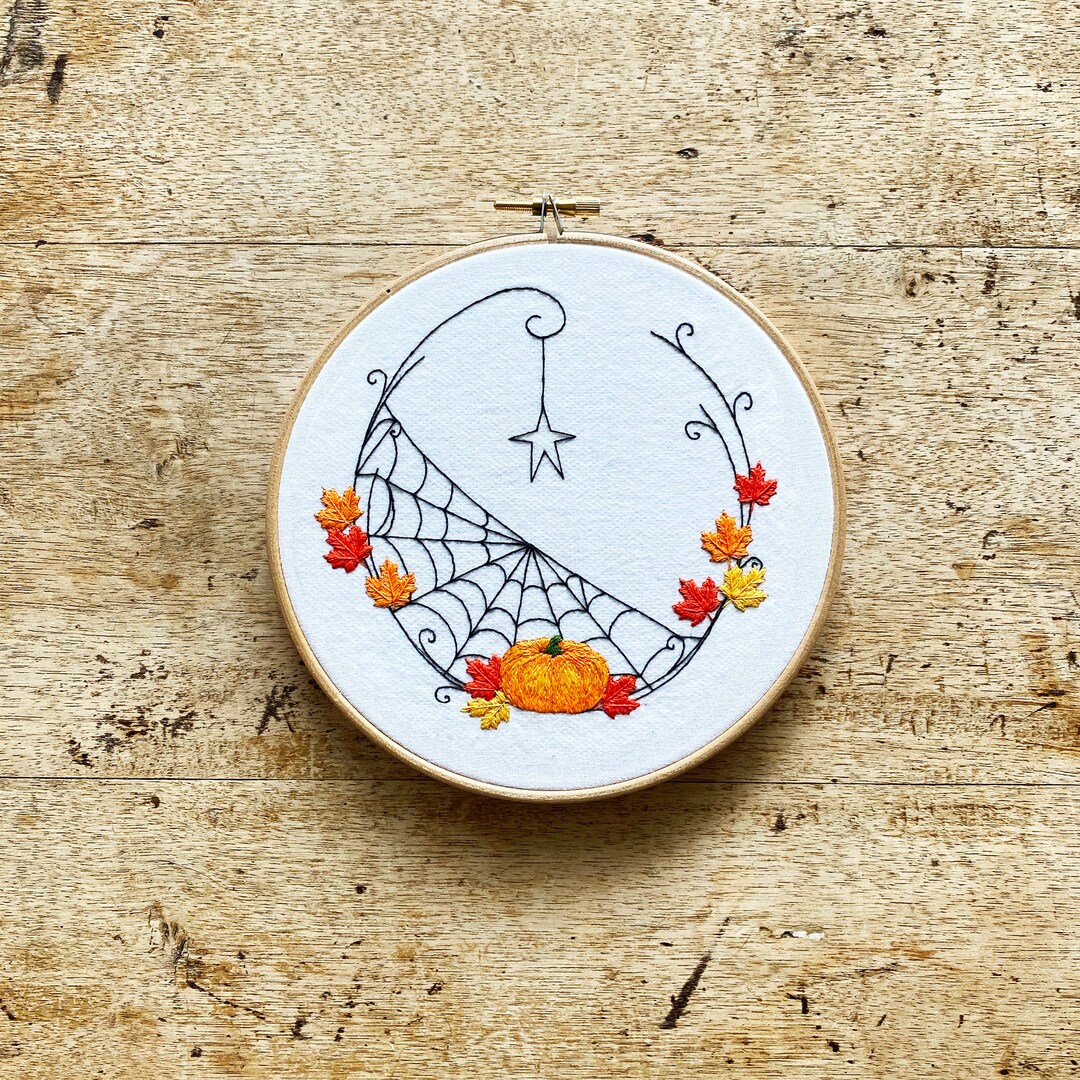 Complete Pumpkins and  Autumn/halloween Embroidery Kit Etsy