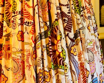 Custom Gathered Fabric Lampshade, Choose Your Fabric, Any Size