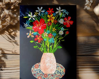 Floral Greetings cards, blank inside | floral note cards | floral birthday cards | bright modern greetings cards | bright birthday cards