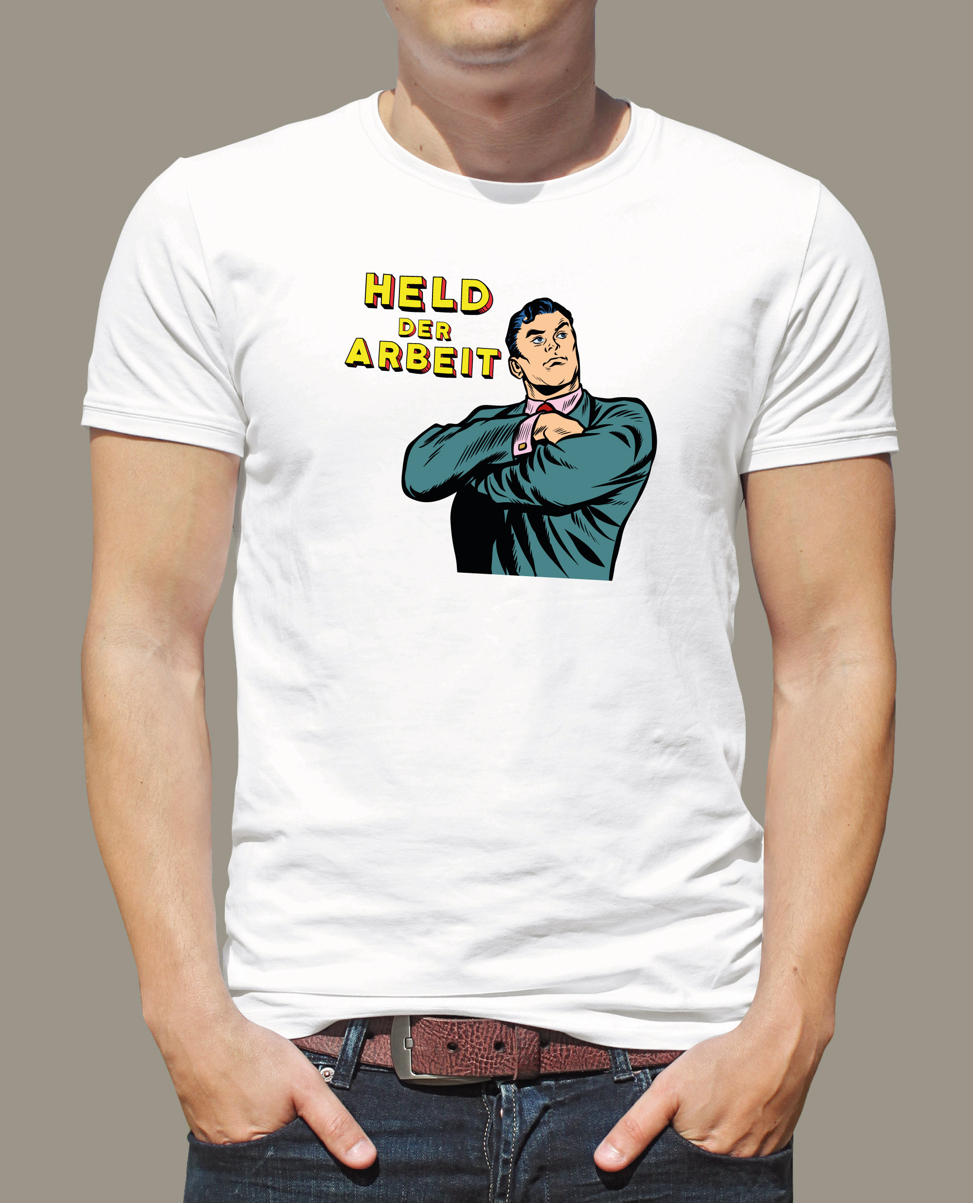 TShirt mit lustigen Sprüchen Held der Arbeit Etsy