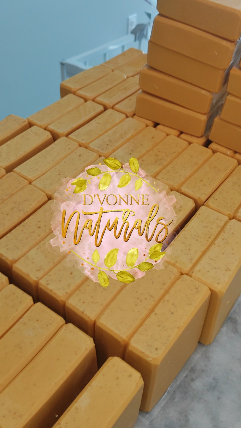 WHOLESALE Vegan Turmeric & Ginger Oatmeal Face and Body Soap Etsy