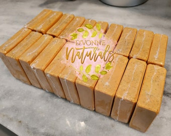 WHOLESALE: Vegan Turmeric & Ginger Oatmeal Face and Body Soap Bar