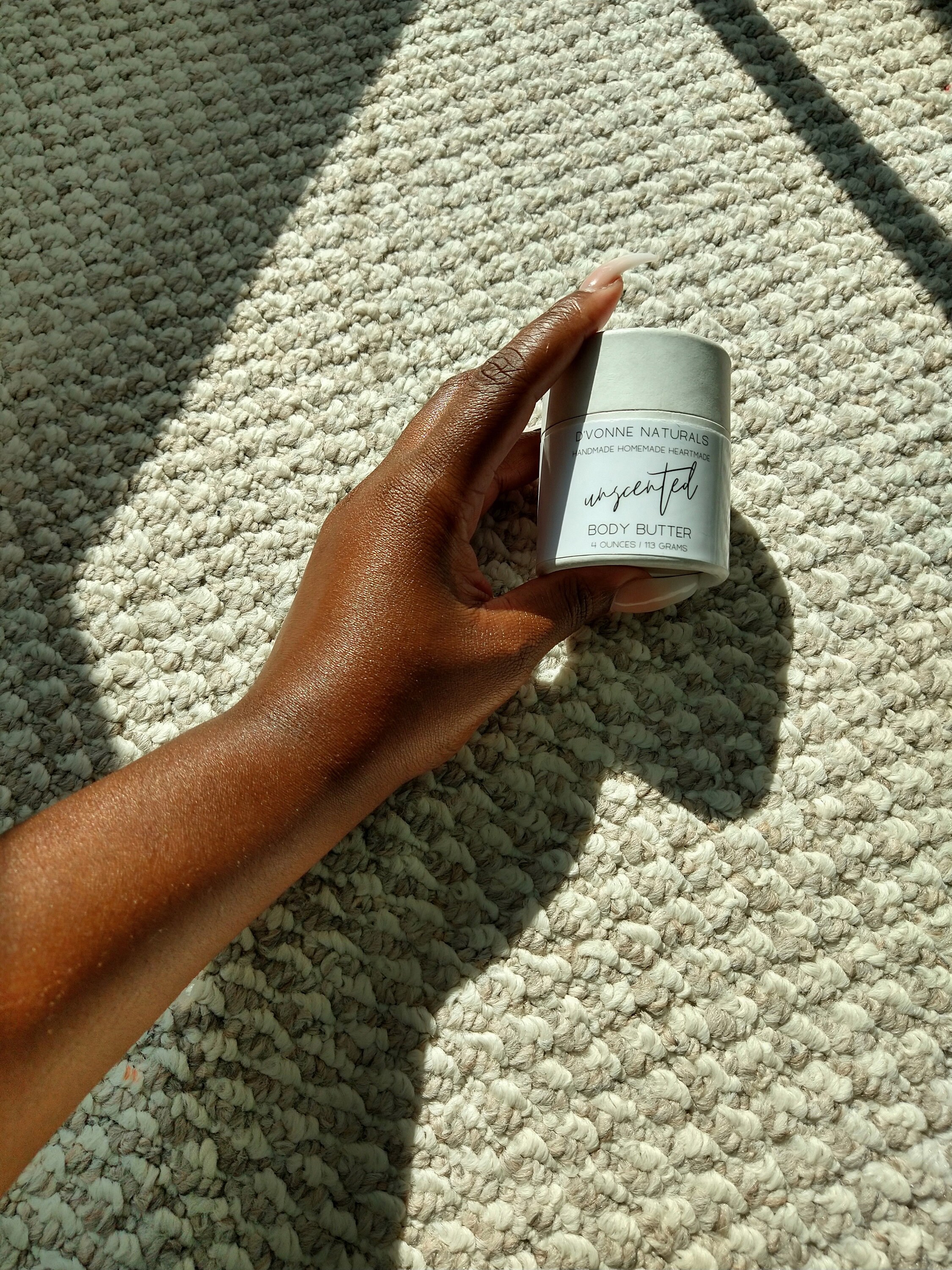 All Natural Summer Body Butter: UV-Protection, Eco-Friendly Jar, Reus…