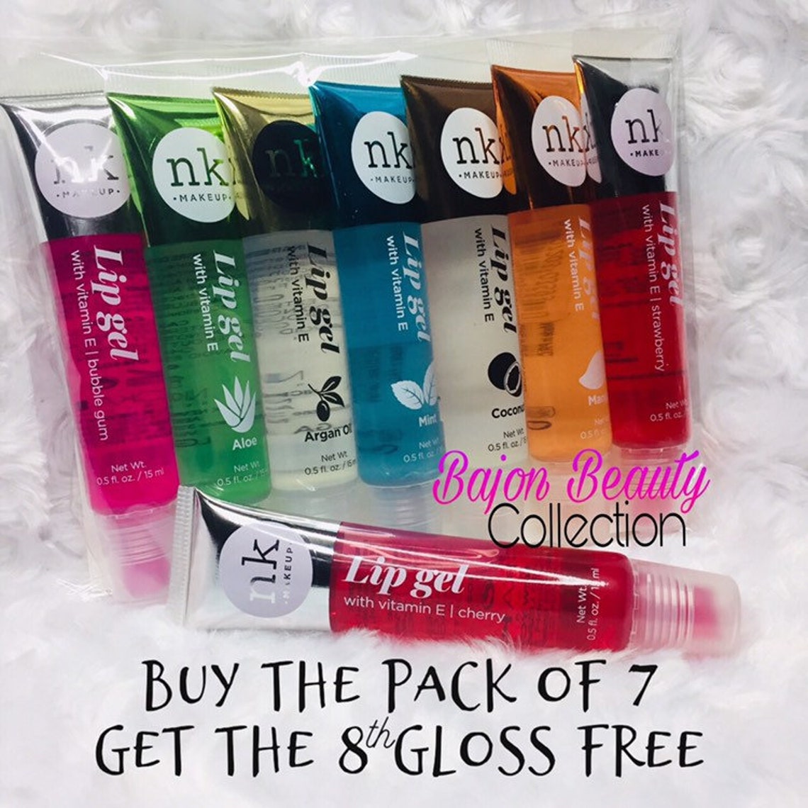 NK Lip Variety Pack Scented Lip Gloss Lip Tint Lipgloss Etsy