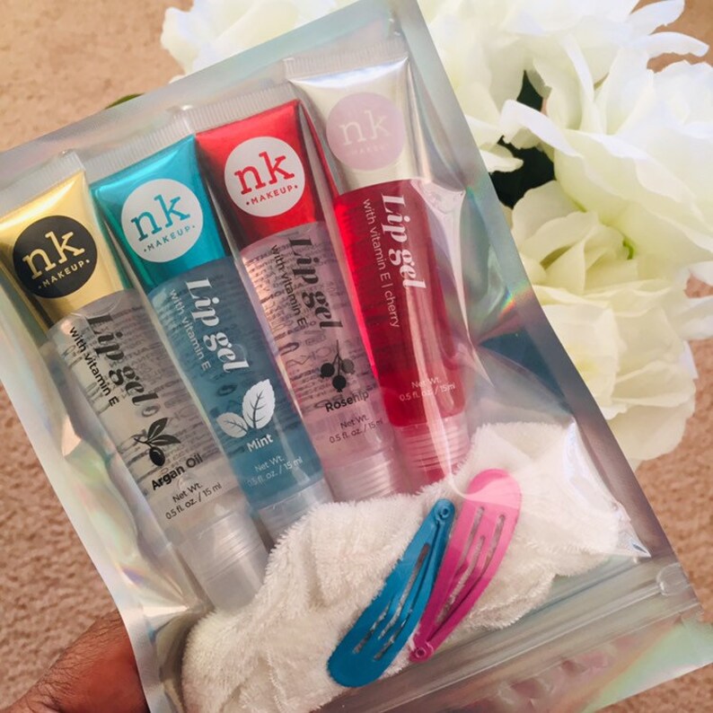 NK Lip Gel Set Flavored Lipgloss Lip Gloss Bundles Lip Etsy