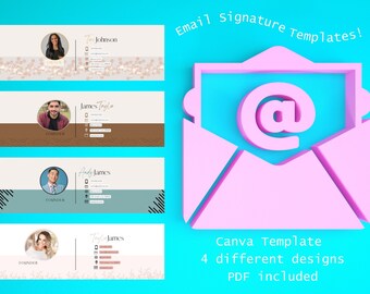 Professional Email Signature Template: Clickable Design (PDF)