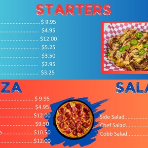 Canva Digital Restaurant Template Menus | Menu Templates Edit in Canva| Restaurant Menu Canva Template | Template for Restaurant Menu for TV