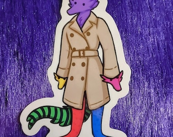 Worms in a Trenchcoat Sticker