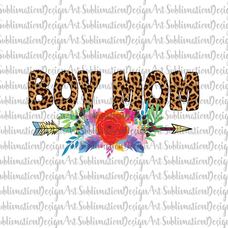 Digital Download Hand Drawn Doodle Letters PNG Mothers Day PNG Best Boy mom png Boy Mom Sublimation Design Leopard Sublimation Design