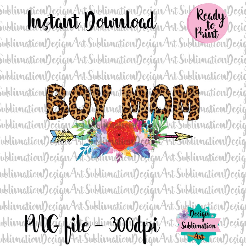 Digital Download Hand Drawn Doodle Letters PNG Mothers Day PNG Best Boy mom png Boy Mom Sublimation Design Leopard Sublimation Design