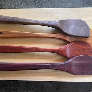 Exotic Wood Spatulas (Exotic and Domestic Hardwoods) Handmade