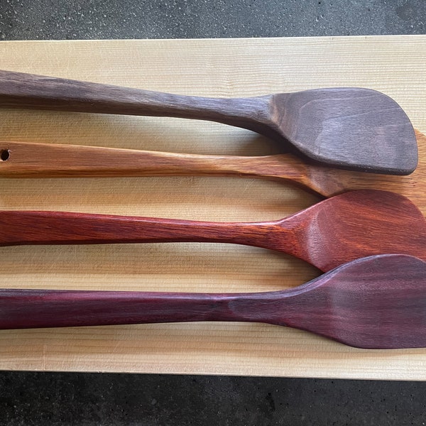 Exotic Wood Spatulas (Exotic and Domestic Hardwoods) Handmade