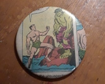 namor and hulk 2.25" pin