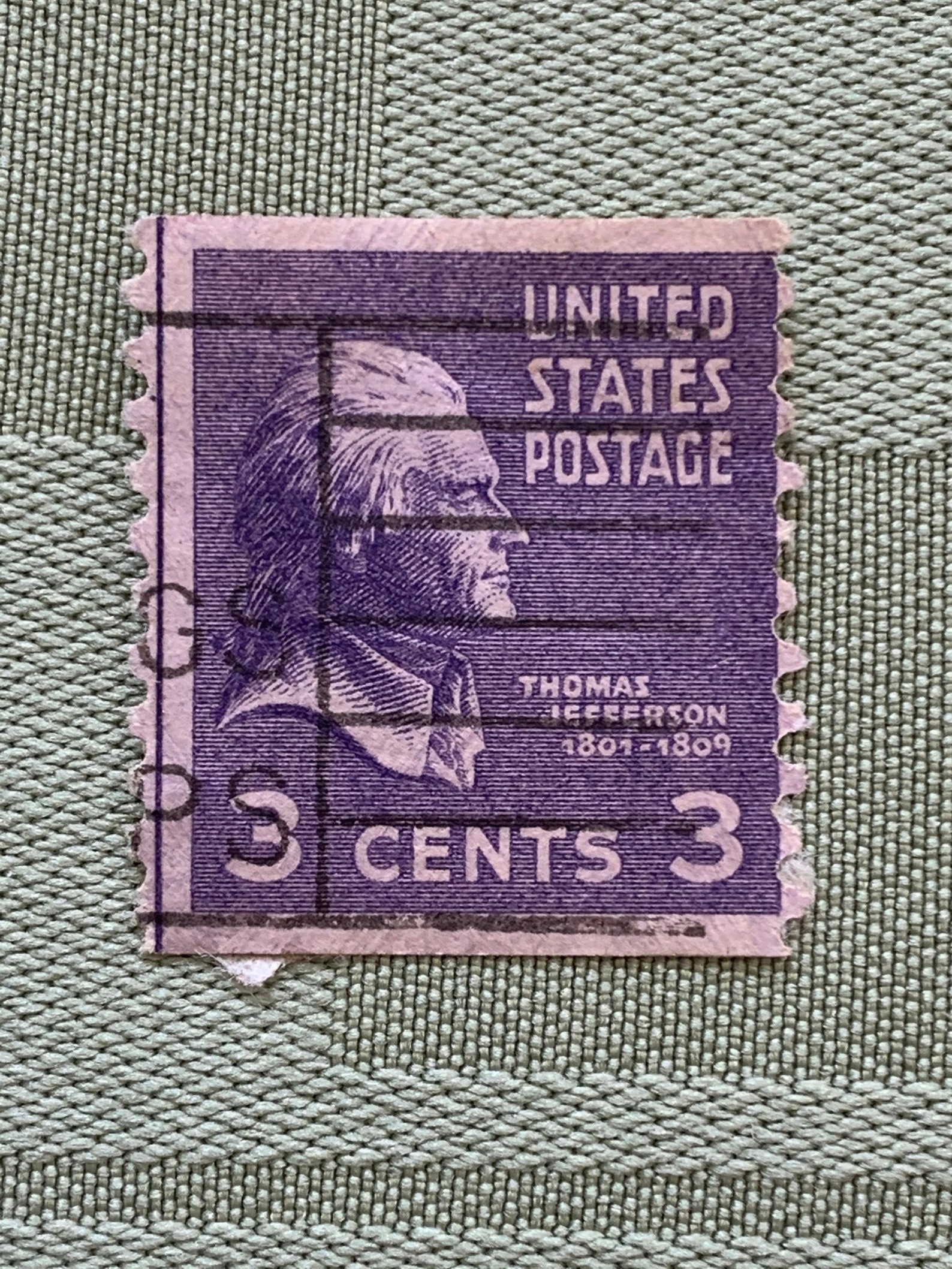 3 Cent Stamp Thomas Jefferson