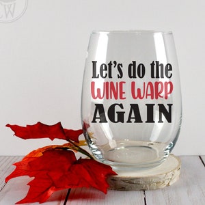 Rocky Horror Picture Show Inspired - Time Warp 20oz Wine Glass