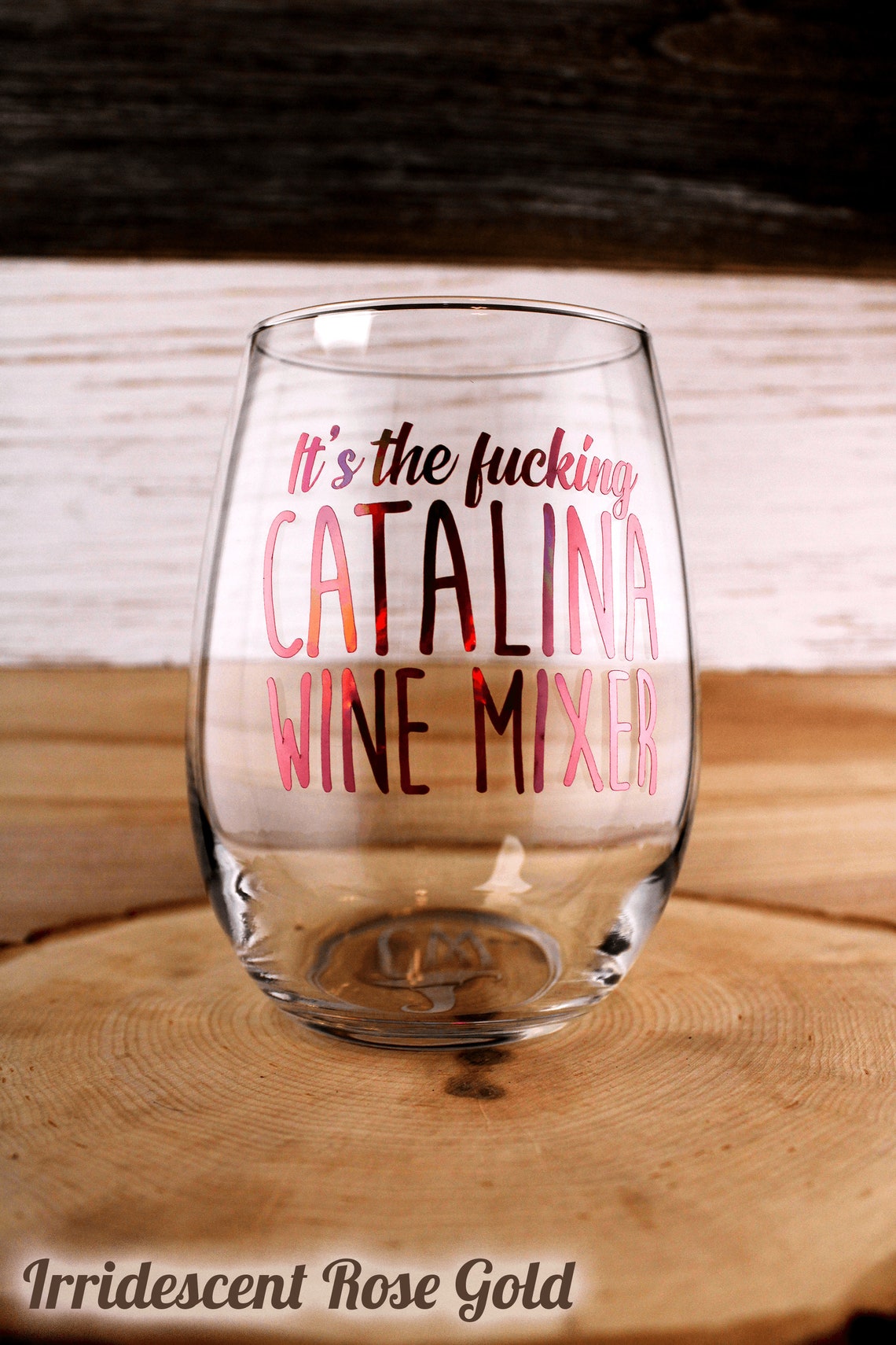 Step Brothers Catalina Wine Mixer Glass Stemmed or Stemless Etsy