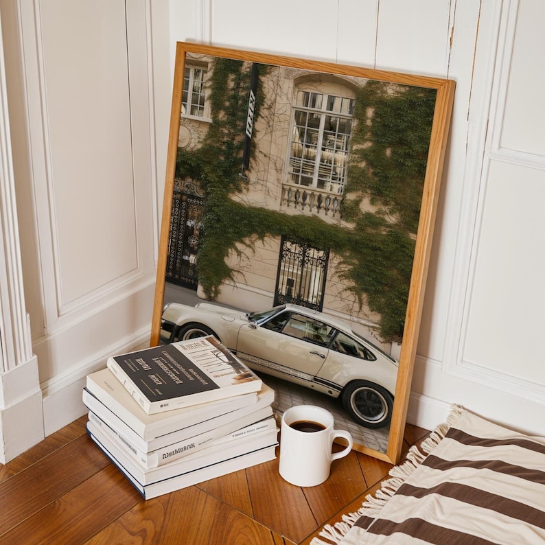 Porsche 911 Poster | Vintage Print | Vogue Poster | Photography Prints | Wall Decor | Porsche 964 | Marlboro Poster | Automotive Decor image 7