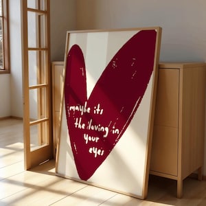 Olivia Dean | Poster mit Songtexten Vielleicht liegt es am Wein | Mensch brauche ich | Die Kunst des Liebens Poster | Wand Kunst Dekor
