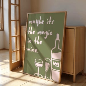 Olivia Dean | Poster mit Songtexten Vielleicht liegt es am Wein | Mensch brauche ich | Die Kunst des Liebens Poster | Wand Kunst Dekor