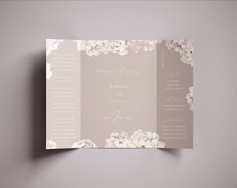 Wedding invitation window fold | Wedding invitation | Invitation card | Affordable | Individual | elegant | modern | Individual