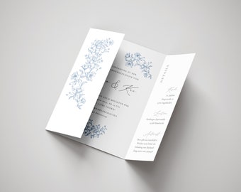 Wedding invitation window fold | Wedding invitation | Invitation card | Affordable | Individual | elegant | modern | Individual