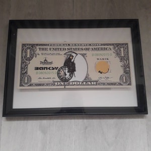 Originaler Banksy Dismaland-Eintrittskartenrahmen