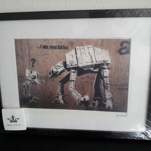 Banksy lithografie, kaart, certificaat, Nieuw