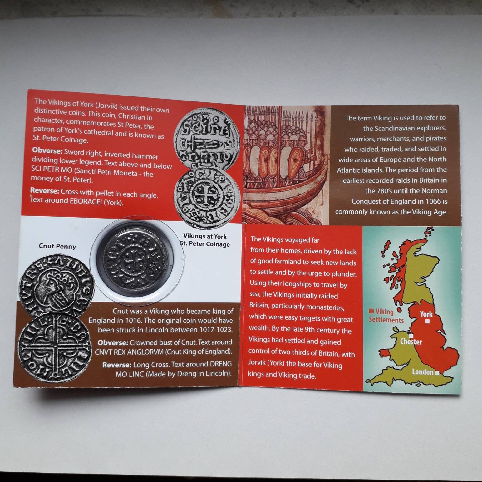 Viking Jorvik Coin Under Blister Etsy UK