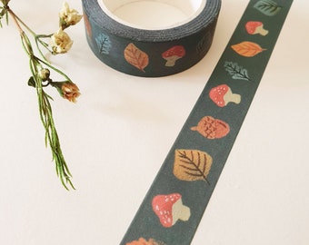 Fita Washi Floral - Floresta