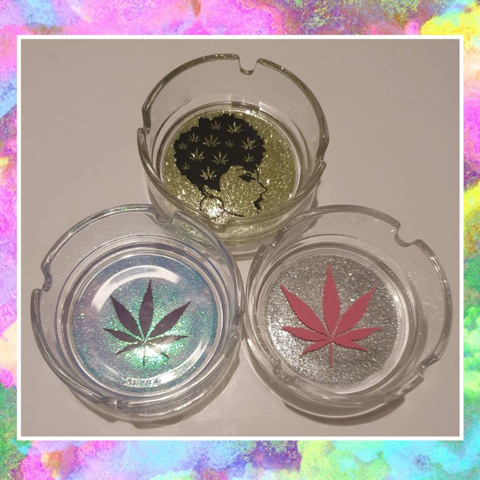 Custom Ashtray Set Etsy