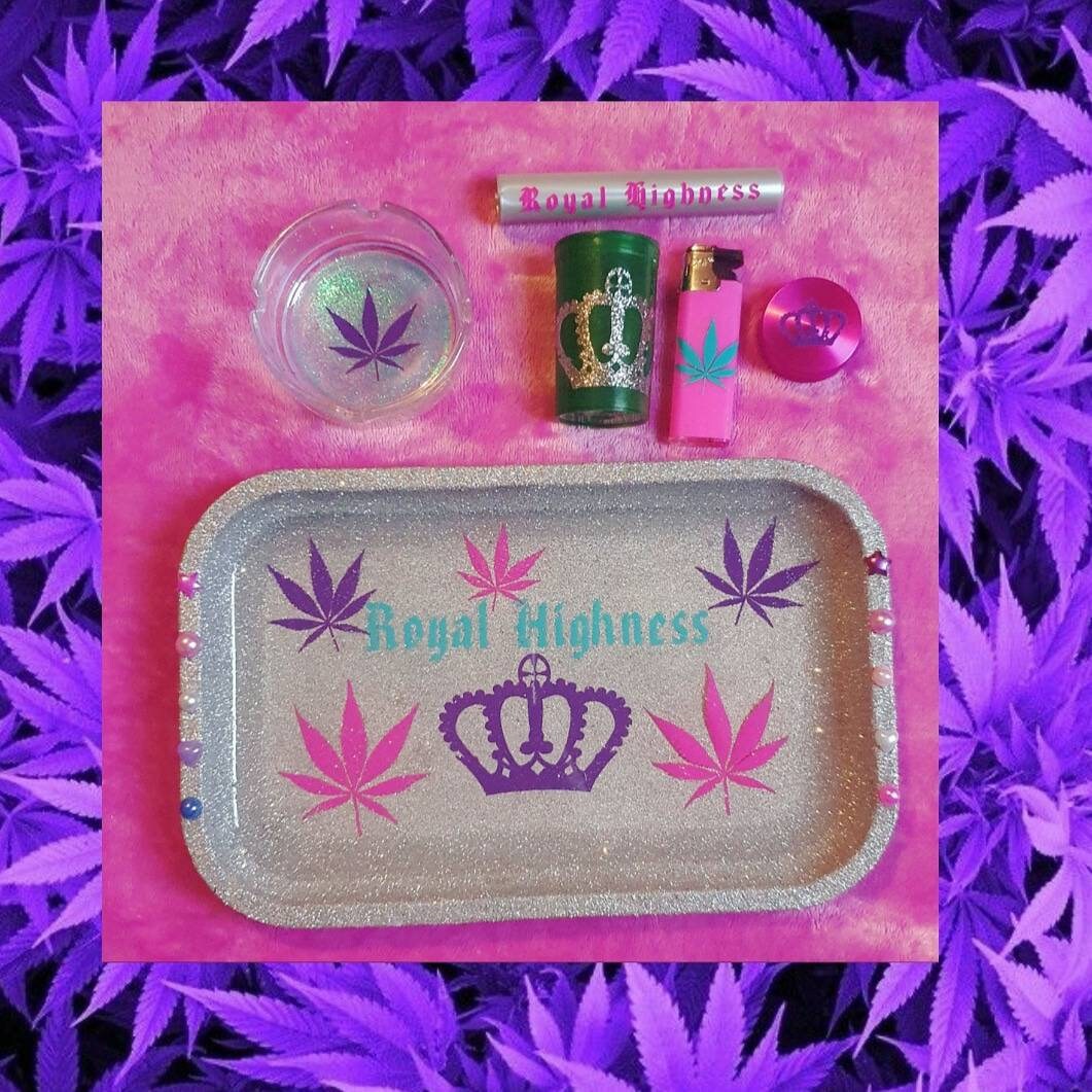 Royal Highness Rolling Tray Marijuana Rolling Tray Weed Etsy UK