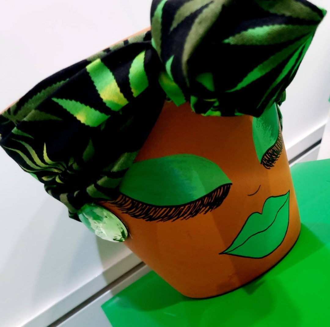 Handpainted Mary Jane Plant Pots Etsy