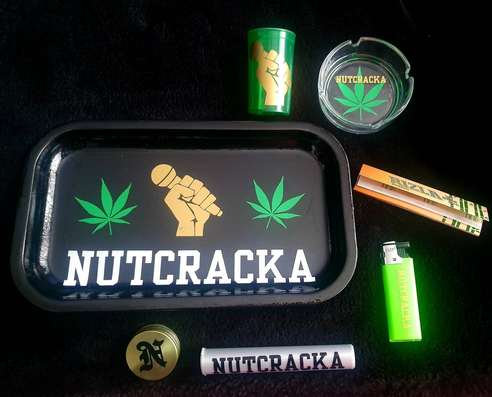 Choose Your Own Design Rolling Tray Set Marijuana Weed Etsy