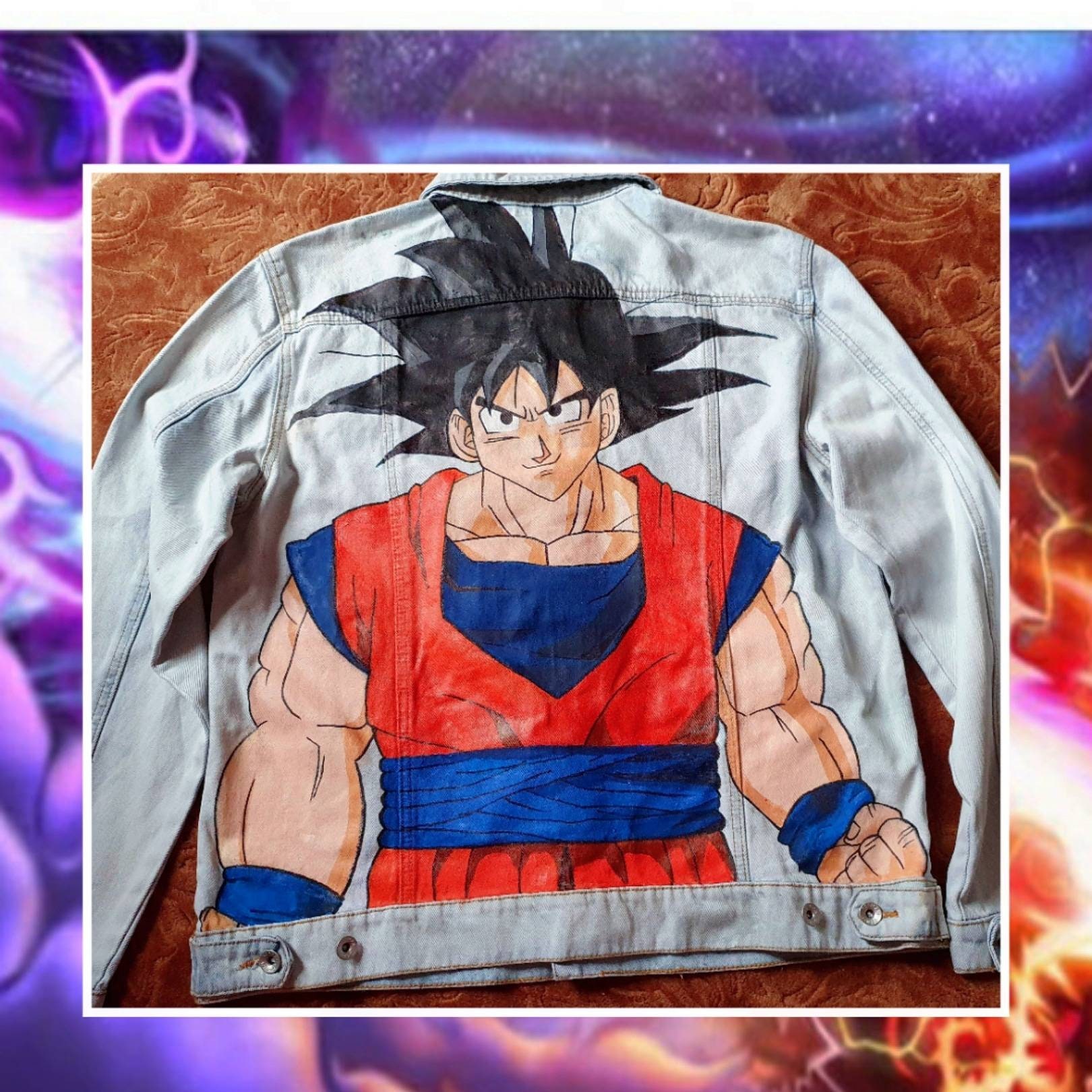 Goku Drip Dragon Ball Z Pink Puffer Jacket