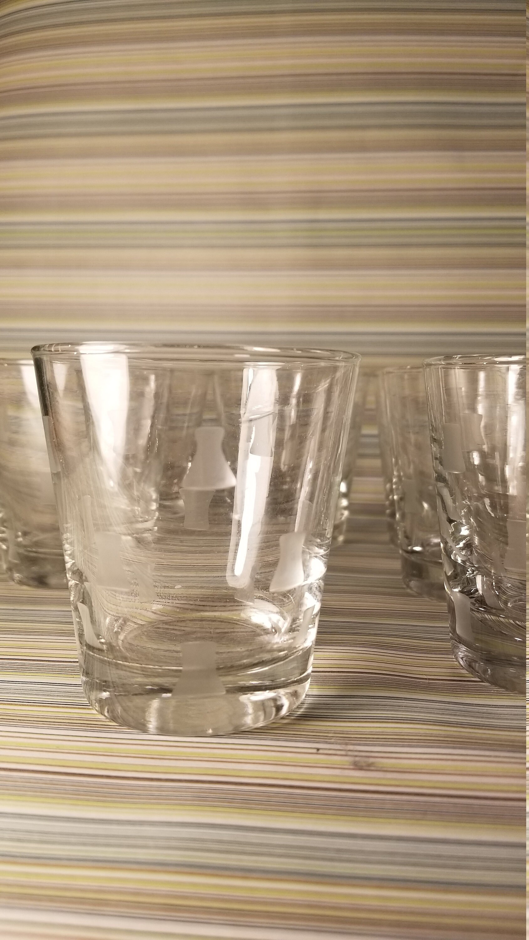Set of Two Lowball/Old Fashioned Libbey Glasses Midcentury Etsy.de