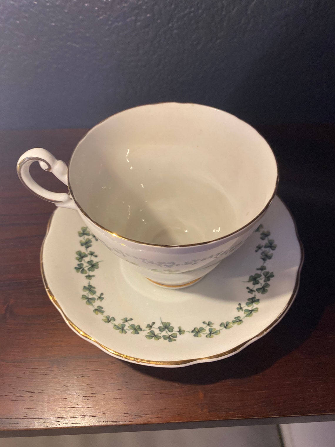 Regency Bone China of England Bone China Shamrock Irish Happy Etsy