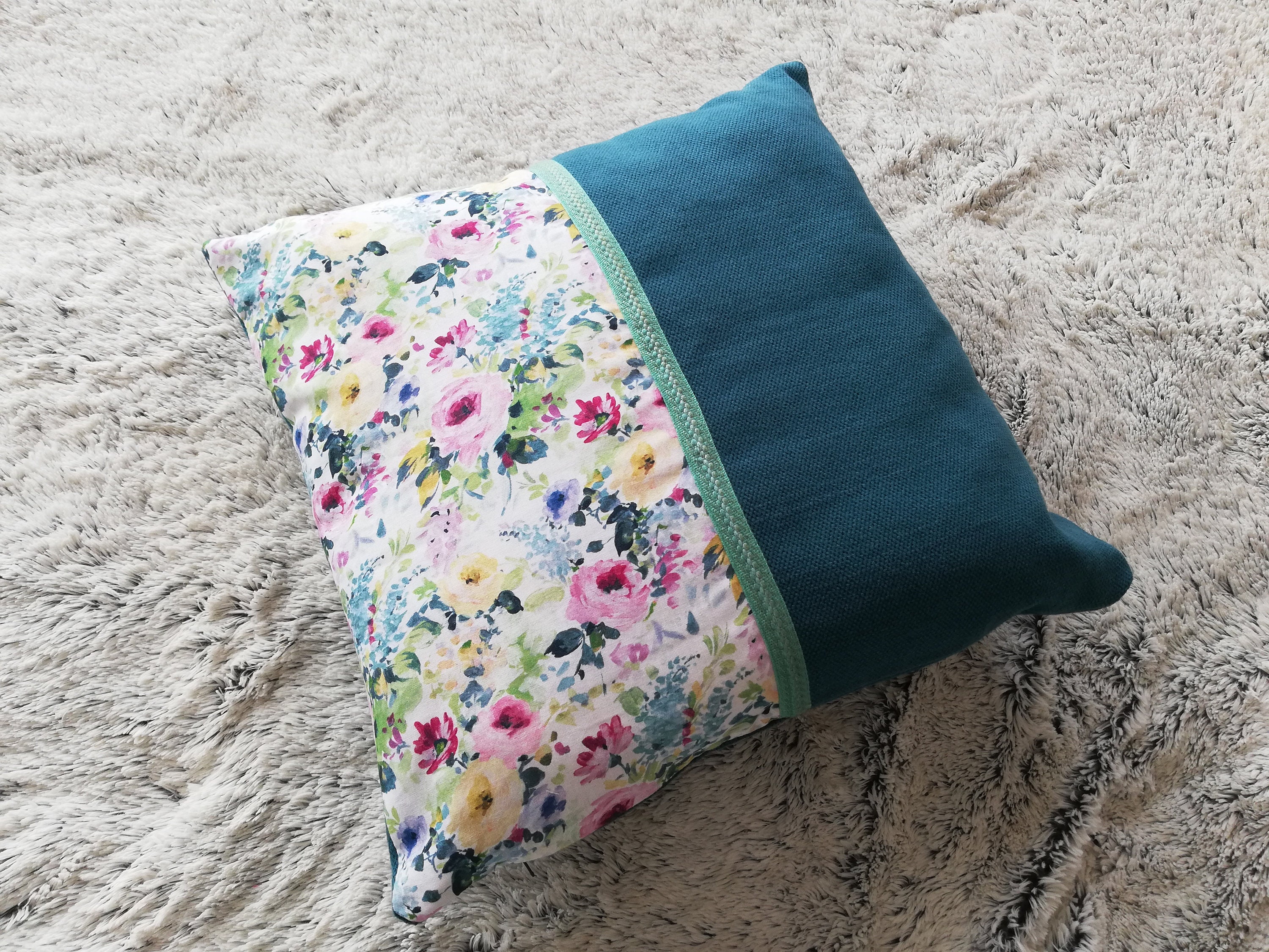 Housse de Coussin Printanière