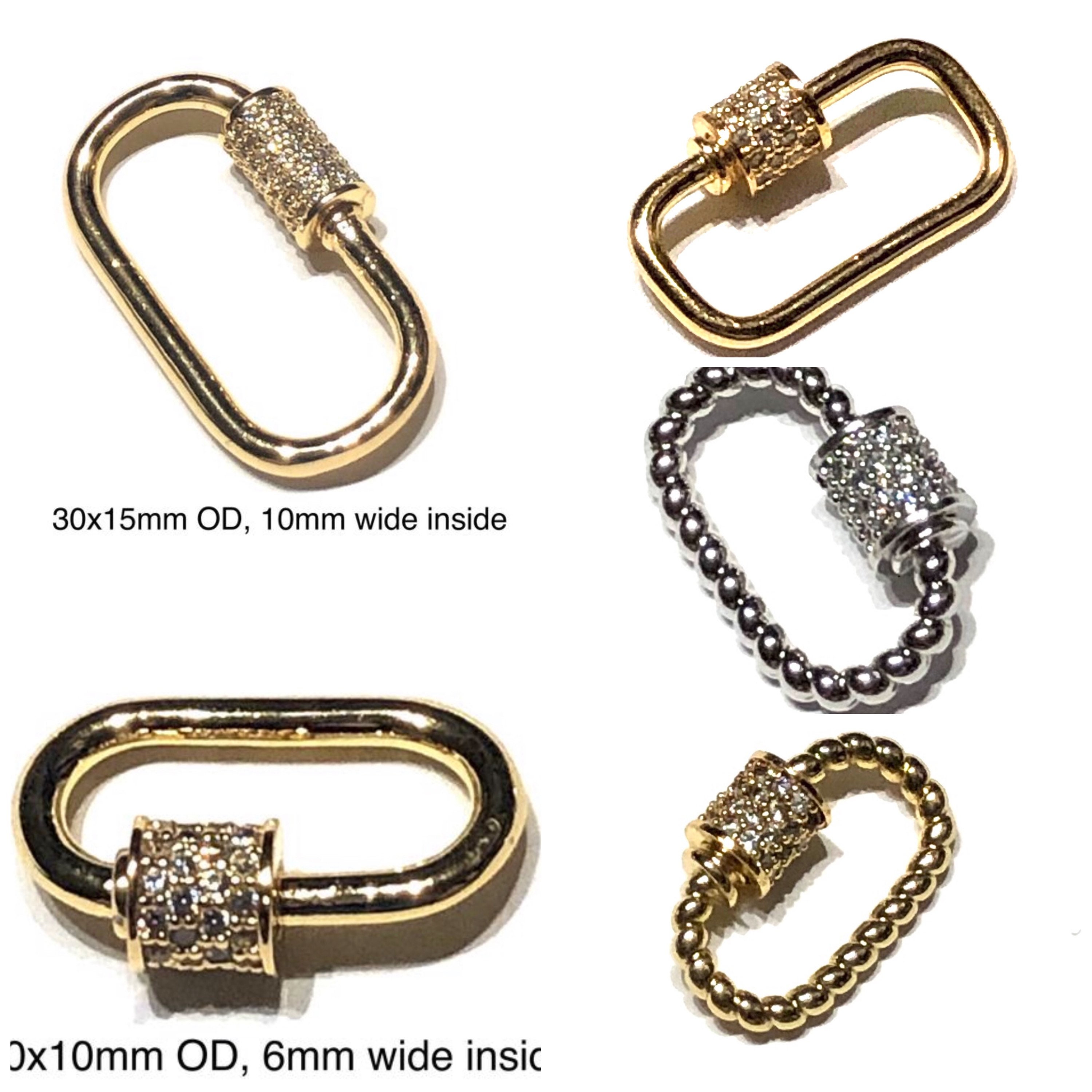 Small Screw Clasps Etsy