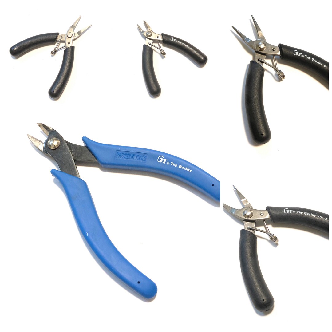Best Small Craft Pliers Flush Wire Cutter Round Nose Pliers Etsy